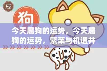 今日属狗运势概览,繁荣与机遇并存