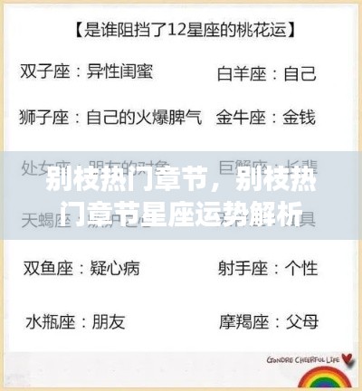 别枝热门章节及星座运势解析
