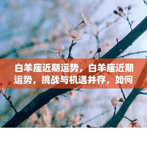 白羊座近期运势详解,挑战与机遇并存,把握关键时机策略!