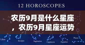 农历九月星座运势解析,探寻属于你的星辰轨迹,把握星座运势高峰