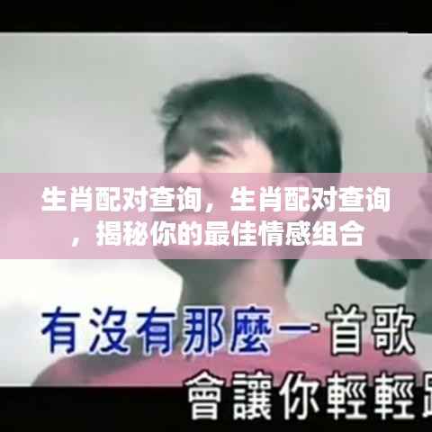 揭秘生肖配对,最佳情感组合查询!