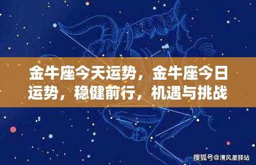 金牛座今日运势,稳健前行,机遇与挑战同行
