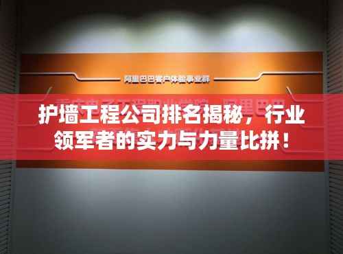 护墙工程公司排名揭秘,行业领军者的实力与力量比拼!